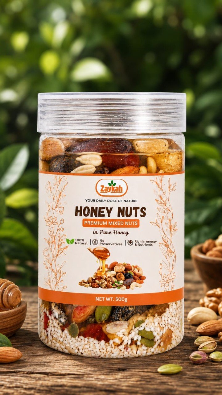 Health benefits of Honey nuts - Zaykah Video