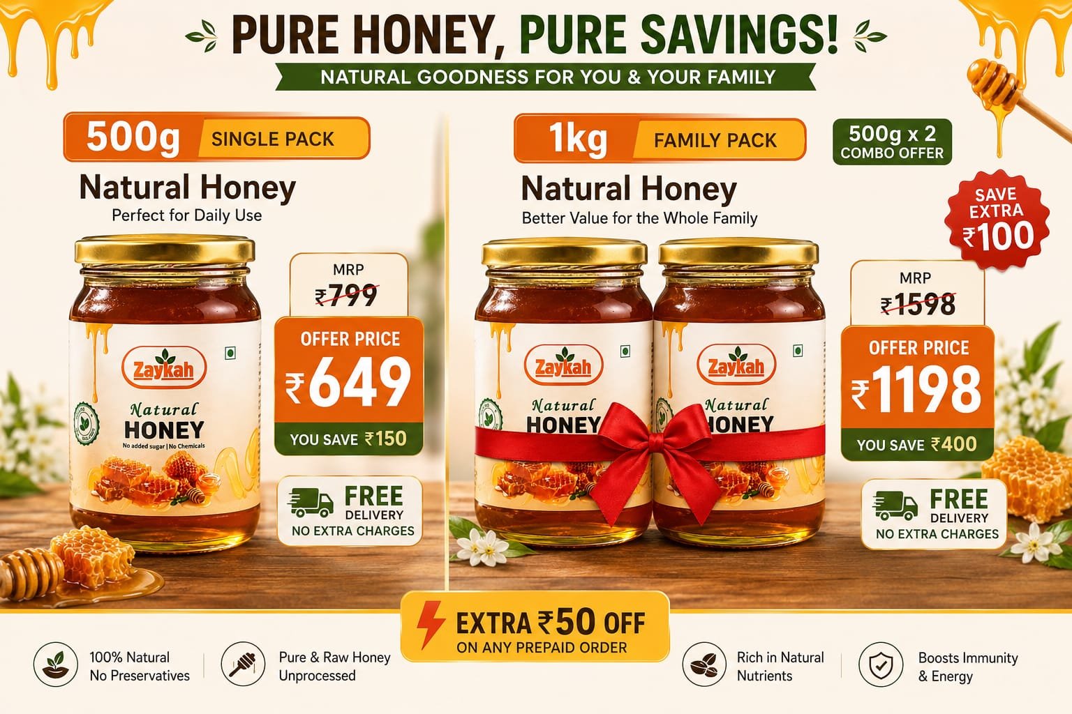 Natural Honey view 4