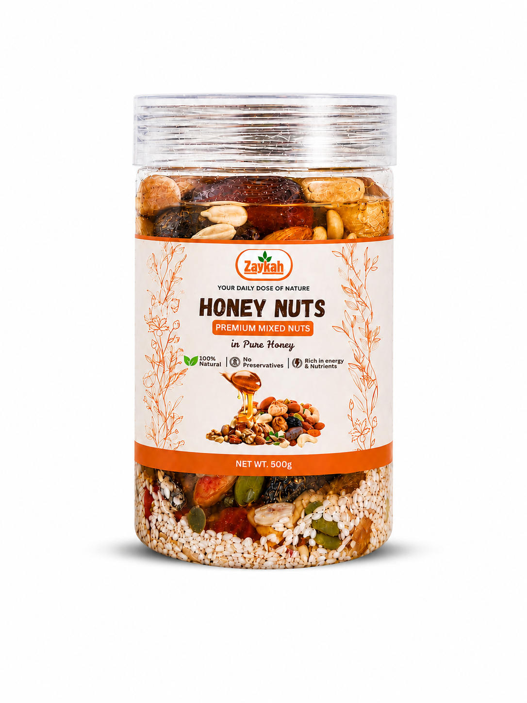 Honey nuts - Pure and Natural Zaykah